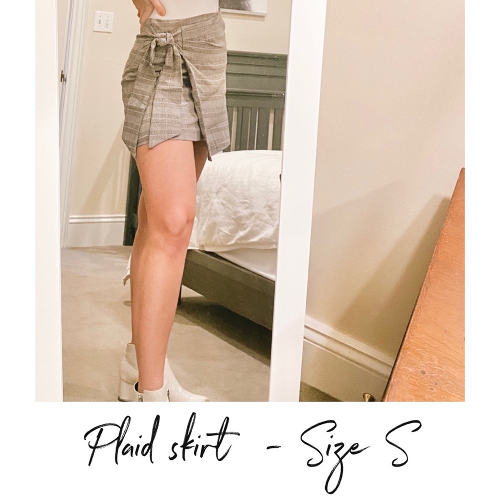 Plaid skirt